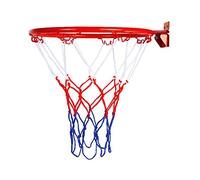 Canasta de baloncesto de pared de hierro con malla, para exterior e interior, apto para las dimensiones de un canasta estándar, 32 cm
