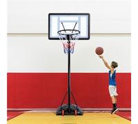 Canasta de Baloncesto Exterior Altura Ajustable 219-279cm Aro Baloncesto Ruedas
