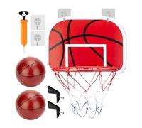 Canasta de baloncesto para interiores, canastas de baloncesto sobre la puerta, interactivas con 2 bolas, minicanasta de baloncesto, pelotas de baloncesto de interior, neumáticos, juguetes para niños