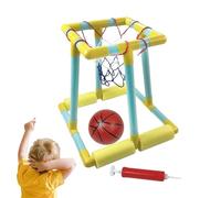 Canasta de baloncesto para piscina, juegos de deportes acuáticos para familias, canasta de baloncesto para piscina, parque, lago, familia, adultos, niños, escuela, patio trasero