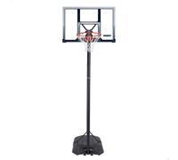Canasta de Baloncesto Portátil Ultrarresistente Regulable, 244-305 Cm, Azul y Blanco