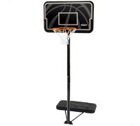 Canasta de Baloncesto Ultrarresistente Altura Regulable 229-305 Cm, Negro