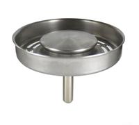 Canasta de drenaje de fregadero de acero inoxidable con junta de goma, filtro microperforado para fregaderos de cocina, 79,3 mm de diámetro, apto para lavavajillas, resistente al óxido