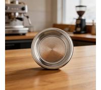 Canasta de filtro de café de 58 mm de repuesto de doble tiro, 18 g, no presurizada, pared individual para salvia para Bambino para Barista Express, portafiltro sin fondo, acero inoxidable (1 taza)