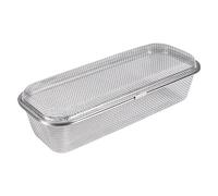Canasta De Utensilios De Cocina - Canastta De Almacenamiento De Reed De Cociina | Lavavajillas Para Almacenar Cucharadas De Horquilla De Palillos | 304 Cesta De Alambre De Acero Inoxidable Con Bordes