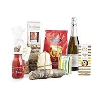 Canasta gastronómica "ARMONÍA DE SABORES" Salumi Pasini® | Caja de regalo con productos típicos italianos, perfecta para cumpleaños, Navidad o cualquier otra ocasión