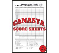 Canasta Score Sheets & Game Record Book: 150-Game Score Pad with Points Guide | Easy Canasta Tracking for Players, Couples, Teams & Game Nights