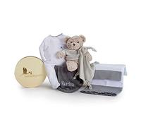 Canastilla Bebe Recien Nacido Mi Sueño Bordado | Cesta Bebe con Manta Personalizada con Nombre | Regalos para Bebes Recien Nacidos | BebeDeParis