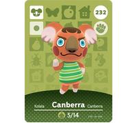 Canberra - Tarjeta Amiibo de diseñador de animales de Nintendo Crossing Happy Home - 232