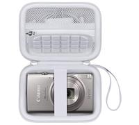 Canboc Caja de cámara cámara Canon IXUS 285 HS A/IXUS 285 HS, Blanco | Para cámara digital ELPH 360 HS A/ 360 HS/ IXY 650/ FZ55/ FZ45/ EJXHKNF/ IXNAIQY, cable de bolsillo de malla (solo caso)