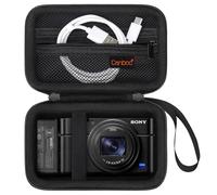 Canboc Caja portátil Sony rx100 VII / rx100 Vi / rx100 V / rx100 IV / rx100 III cámara Digital compacta, Bolsa de cámara para tontos, Negro