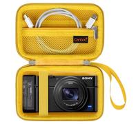 Canboc Caja portátil Sony rx100 VII / rx100 Vi / rx100 V / rx100 IV / rx100 III cámara Digital compacta, Paquete para tontos, Amarillo