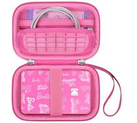 Canboc Carrying Case for Kodak x Instant Smartphone Photo Printer, Cremallera de Malla Bolsillo de Ajuste Papel fotográfico y Cable, Rosa (Solo Caso)