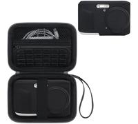 Canboc Caso para Kodak PIXPRO Zoom amigable FZ45 cámara Digital de 16 MP, Caso de Transporte Duro + Cubierta Protectora de Silicona Suave FZ45 con Cubierta de Lente extraíble, Negro