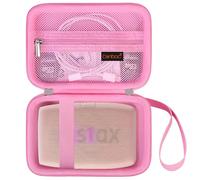 Canboc Estuche de Transporte Fujifilm Mini Link 3 2 1 Impresora de teléfono Inteligente, Bolsillo de Malla de Ajuste instantáneo película y Cable, Rosa Profundo (Solo Caso)