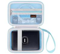 Canboc Estuche de Transporte Fujifilm Mini Link 3 2 1 Impresora de teléfono Inteligente, Bolsillo de Malla de Ajuste Película instantánea y Cable, Azul (Solo Caso)