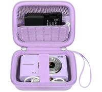 Canboc Funda de Transporte cámara Digital Kodak PIXPRO C1 Friendly Zoom, Bolsa para cámara C1, Bolsillo de Malla con Cremallera para Cable y baterías, Morado (Solo Funda)