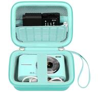 Canboc Funda de Transporte cámara Digital Kodak PIXPRO C1 Friendly Zoom, Bolsa para cámara C1, Bolsillo de Malla con Cremallera para Cable y baterías, Verde (Solo Funda)