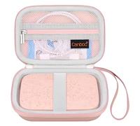 Canboc Funda de Transporte para Impresora fotográfica instantánea 2x3 portátil HP Sprocket, Impresora fotográfica móvil inalámbrica Kodak Step, Bolsa de Malla para Papel fotográfico, Oro Rosa