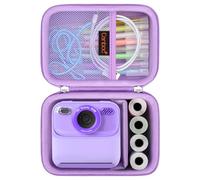 Canboc La Funda Protectora de la Cámara Compatible con la Cámara de impresión instantánea esoxoffore/gktz/weefun, el Morado