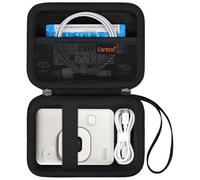 Canboc La Maleta Compatible con la Impresora térmica portátil vretti tp6, Caja de Impresora térmica de Bolsillo Bluetooth, Cable USB, Negro