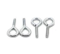 Cancamos Metalicos 1/5/10 piezas M4 M5 M6 M8 M10 Tornillo de ojo de acero galvanizado Perno Anillo Gancho/Anillo colgante Tornillo(40mm,M3 10pcs)
