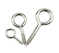 Cancamos Metalicos Tornillo de gancho autorroscante, ganchos de ojo grandes y resistentes, 30/20/10 piezas, tornillos de ojo de madera, perno de enganche grande(Color 2,NO.3 30pcs)