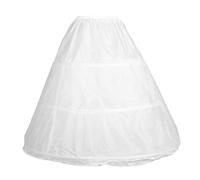 Cancan niña comunión, Can can para dar volumen a vestidos de mujer, Rockabilly Enagua de crinolina vestido novia bodas falda fallera Miriñaque para vestidos de época y lolita (BLANCO NIÑA/ADOLESCENTE)