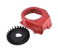 Cancanle Ventilador de Volante de Inercia de Enfriamiento de Retroceso y Cubierta de la Carcasa para Honda GX160 GX200 168F 5.5HP 6.5HP Generador Motor Bomba de Agua