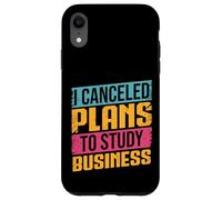 Cancelé los Planes para estudiar el Negocio Principal Hustle Focus Grind Carcasa para iPhone XR