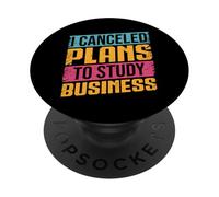 Cancelé los Planes para estudiar el Negocio Principal Hustle Focus Grind PopSockets PopGrip Adhesivo