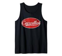 Cancelled Sarcastic Varsity Style Design Camiseta sin Mangas