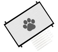 Cancelletto Di Sicurezza Retrattile Per Cani - Rete Pieghevole Per Scale E Porte | Barriera Di Sicurezza In Poliestere Portatile | Recinto Divisorio Per Animali Domestici