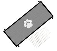 Cancelletto Di Sicurezza Retrattile Per Cani - Rete Pieghevole Per Scale E Porte | Barriera Di Sicurezza In Poliestere Portatile | Recinto Divisorio Per Animali Domestici