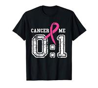 Cancer 0 Me 1 Shirt Breast Cancer Awareness Survivor Gift Camiseta
