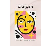 Cancer AF Coffee Table Book: The As Fuck series blends art and function. Each piece reflects the essence of its sign - simple, intentional, and made to live beautifully in your space.