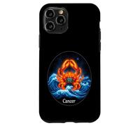 Cáncer Cangrejo del Zodiaco - Energía Océano Celestial Carcasa para iPhone 11 Pro