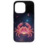 Cáncer Cangrejo del Zodiaco - Energía Océano Celestial Carcasa para iPhone 13 Pro