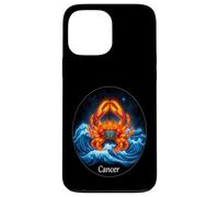Cáncer Cangrejo del Zodiaco - Energía Océano Celestial Carcasa para iPhone 13 Pro MAX