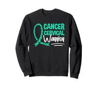 Cáncer cervical Guerrero Fuerza Coraje Esperanza Sudadera