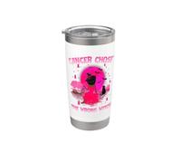 Cancer Chose The Wrong Witch Halloween Breast Cancer Vaso térmico de acero inoxidable de doble pared