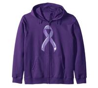 Cáncer Concientización Cinta Lavanda Cáncer Superviviente Lucha Quimioterapia Sudadera con Capucha