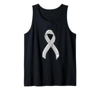 Cáncer de Cerebro Cinta Superviviente Fighter Chemo Grey Glioblastoma Camiseta sin Mangas