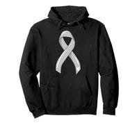 Cáncer de Cerebro Cinta Superviviente Fighter Chemo Grey Glioblastoma Sudadera con Capucha