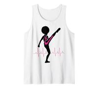 Cáncer de Mama Chica Negra Magia Afro Mujeres Lucha Patada Sobrevivir Camiseta sin Mangas
