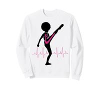 Cáncer de Mama Chica Negra Magia Afro Mujeres Lucha Patada Sobrevivir Sudadera