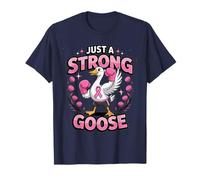 Cáncer de Mama Ganso Octubre Lucha Pink Silly Goose Survivor Camiseta