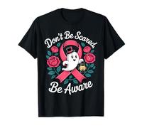 Cáncer de Mama Halloween no tengas Miedo Fantasma Camiseta