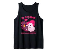 Cáncer de Mama Mujeres Halloween en Octubre Usamos Rosa Camiseta sin Mangas