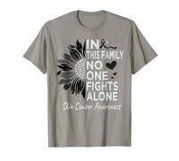 Cáncer de Piel Mes de concienciación Apoyo Girasol Cáncer de Piel Camiseta